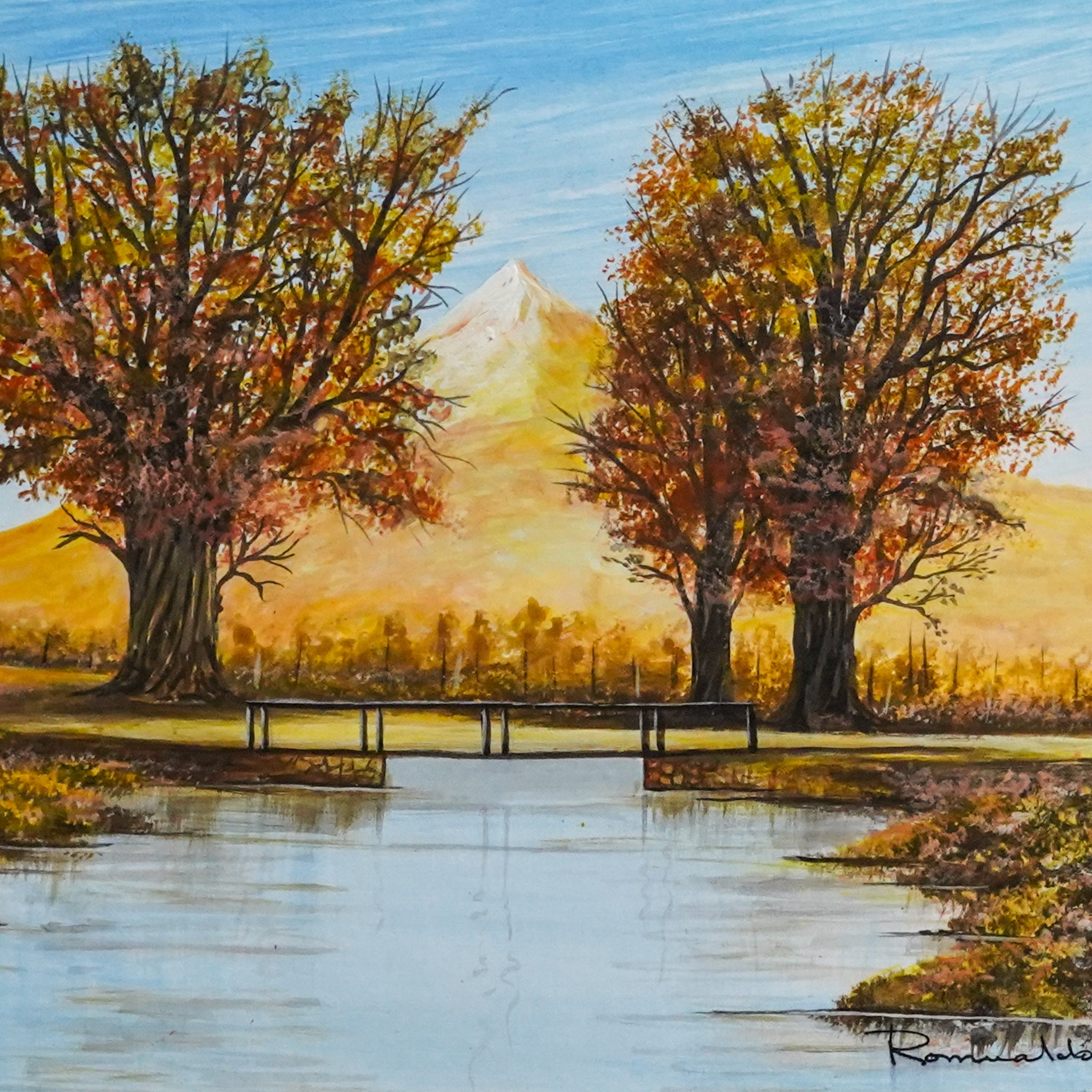 "Otoño en el río" - MX Original Painting