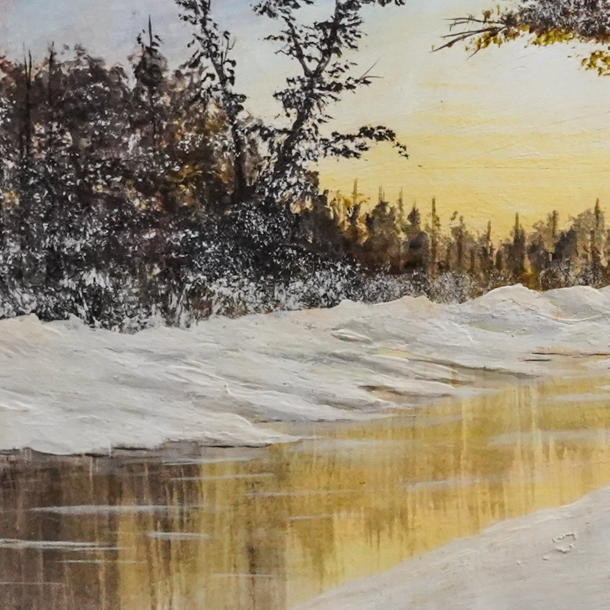 "Paisaje en invierno" - MX Original Painting