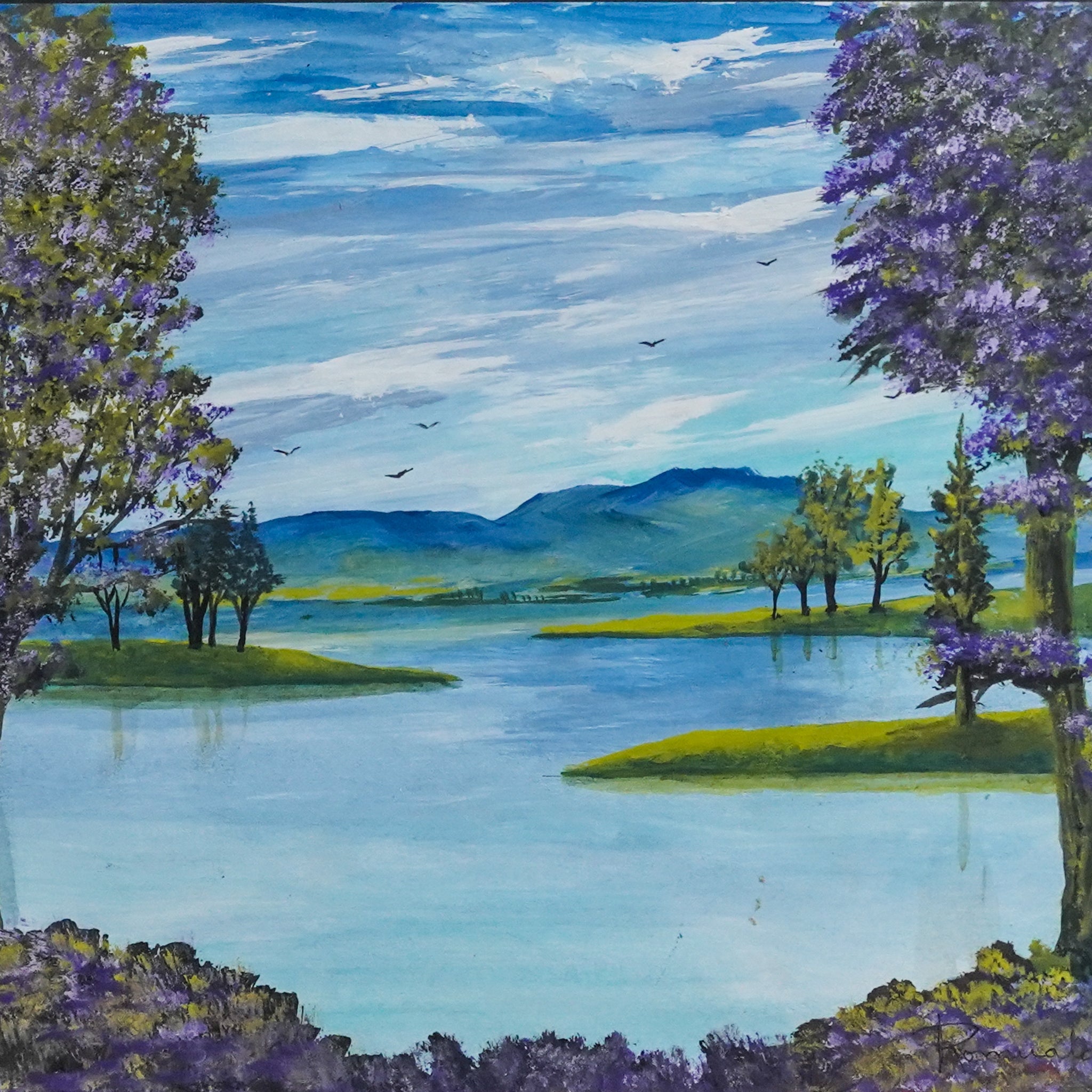 "Jacarandas" - MX Original Painting