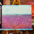 "Flores y allá en el Cerro de la Silla" - MX Original Painting