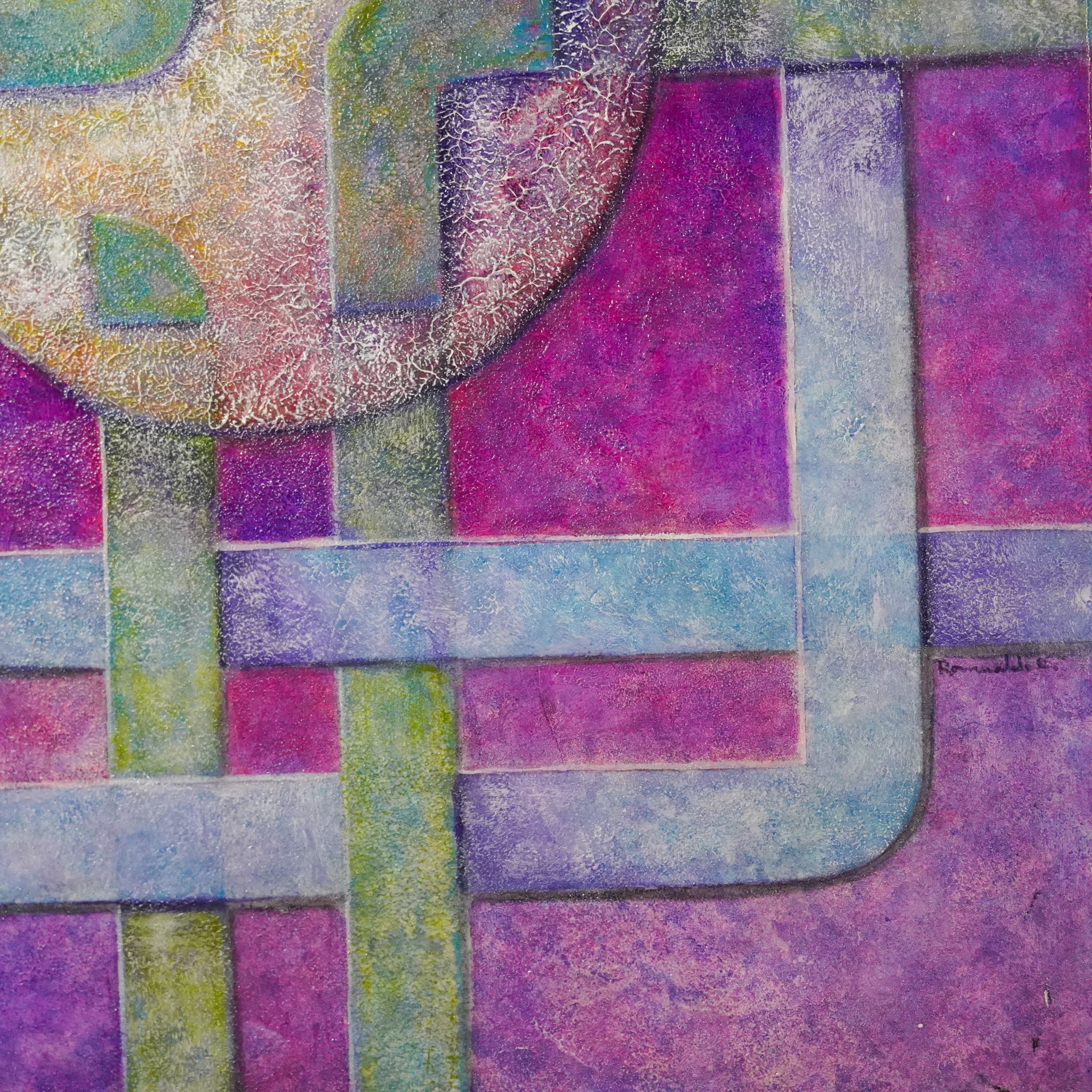 "Laberinto Magenta" - MX Original Painting