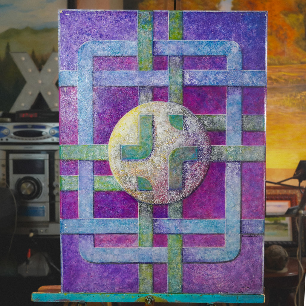 "Laberinto Magenta" - MX Original Painting