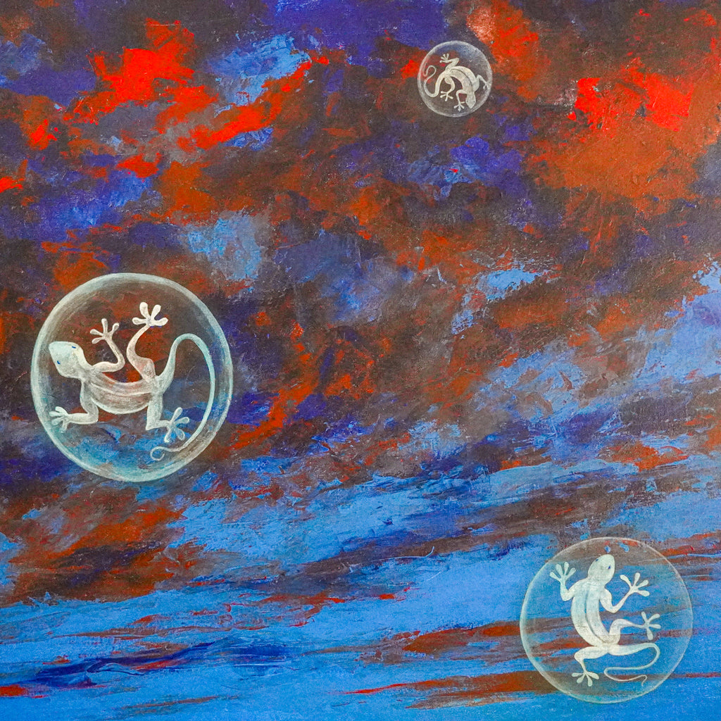 "Allá al atardecer" - MX Original Painting