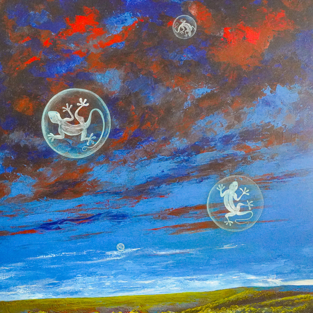 "Allá al atardecer" - MX Original Painting