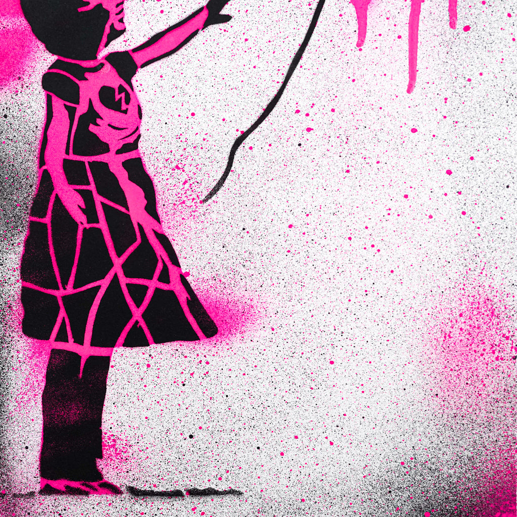 "Adiós (Rosa/Negro)" | MX Original Painting
