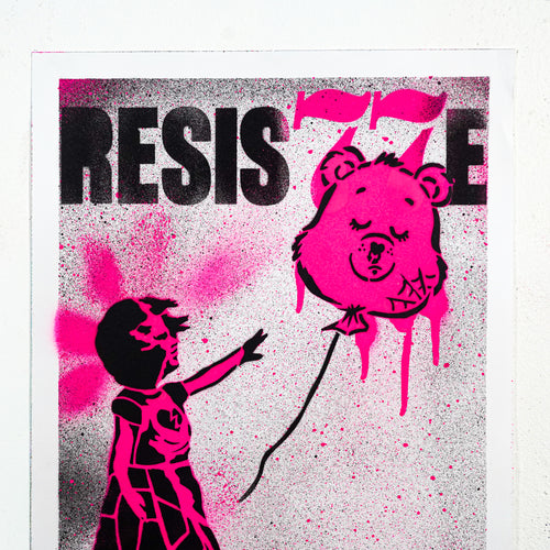 "Adiós (Rosa/Negro)" | MX Original Painting