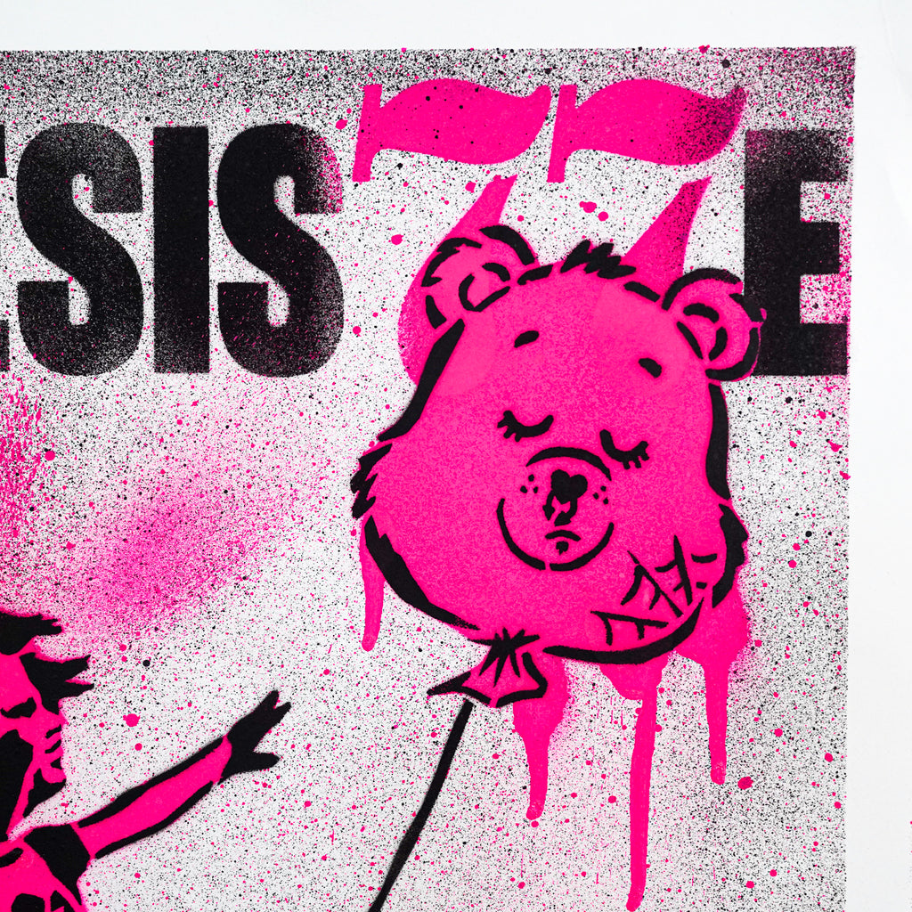 "Adiós (Rosa/Negro)" | MX Original Painting