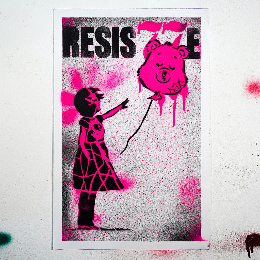 "Adiós (Rosa/Negro)" | MX Original Painting