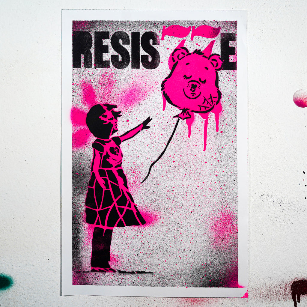 "Adiós (Rosa/Negro)" | MX Original Painting