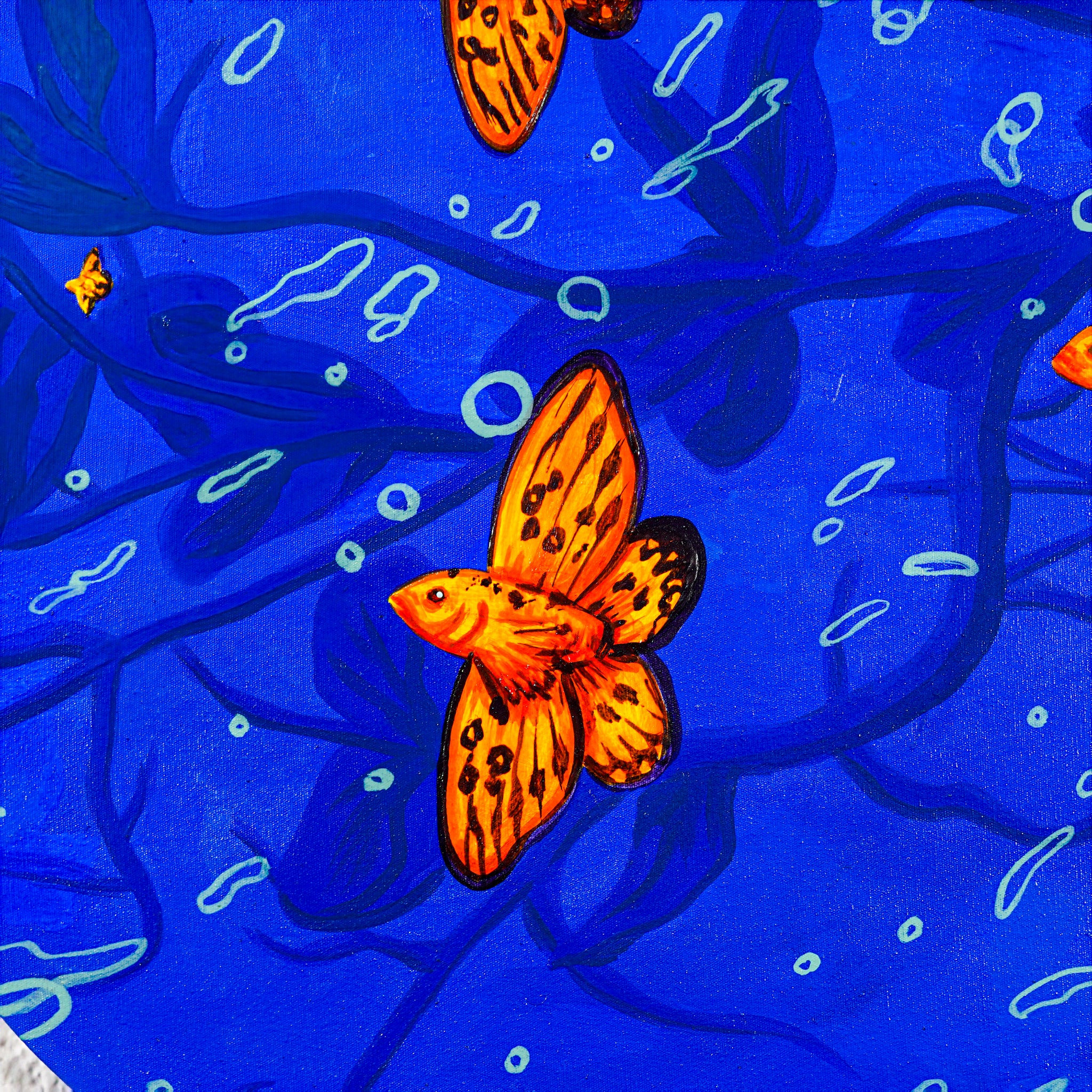 "Raíces de oscuridad, alas de luz" - MX Original Painting