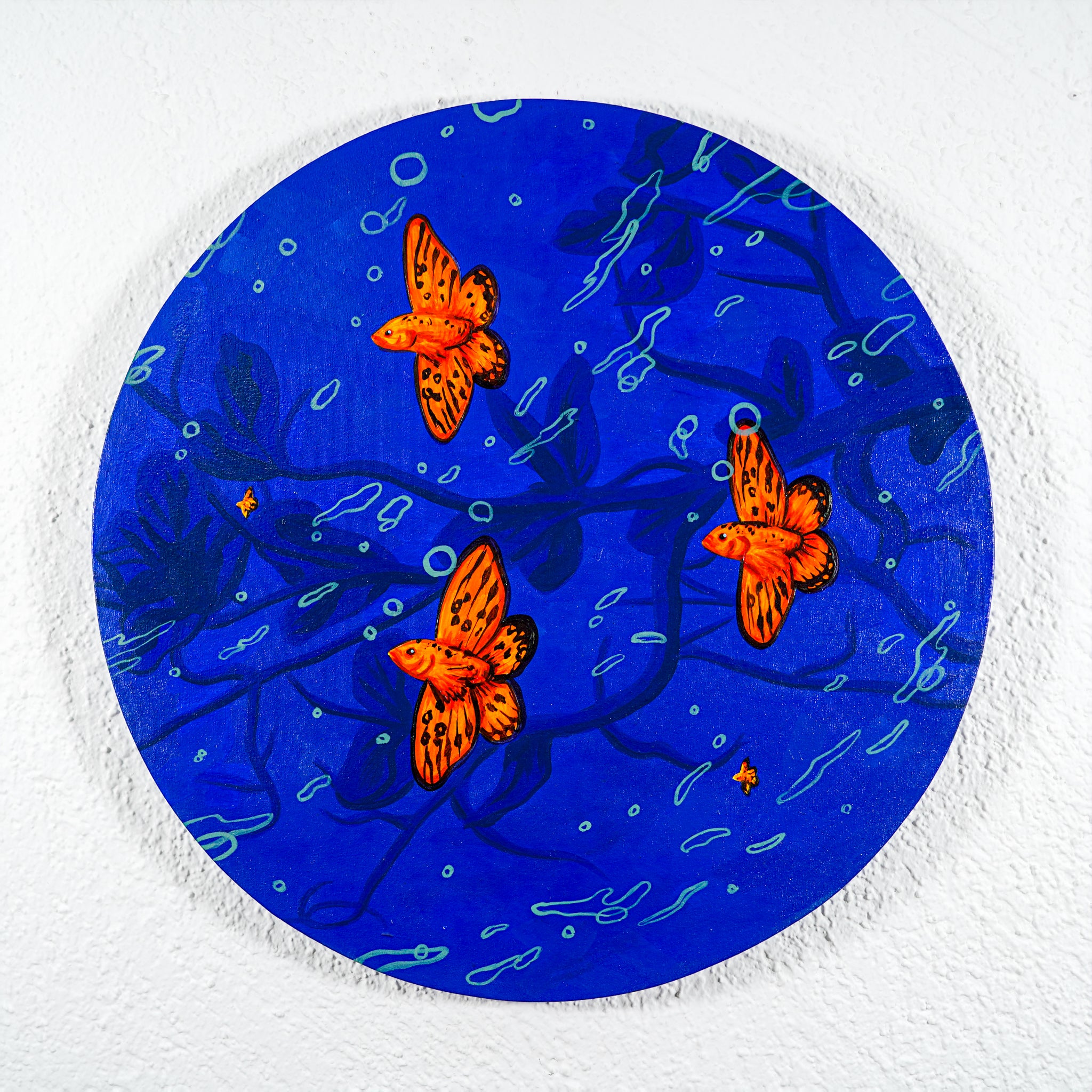 "Raíces de oscuridad, alas de luz" - MX Original Painting