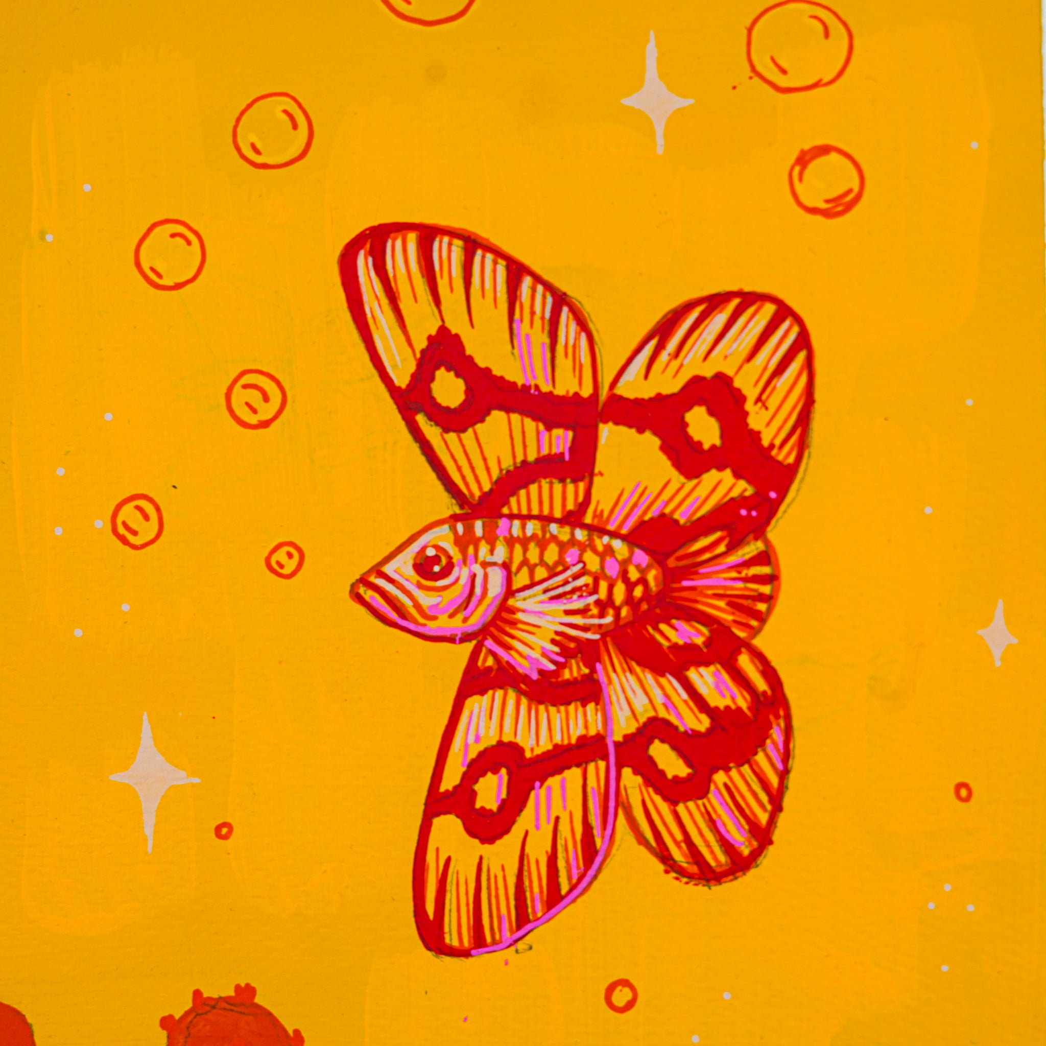 "De los Maripeces (2/10)" - MX Original Painting