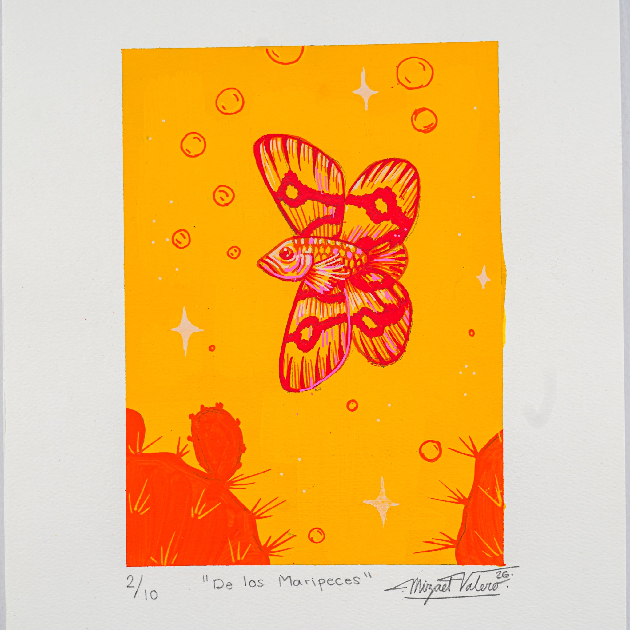 "De los Maripeces (2/10)" - MX Original Painting