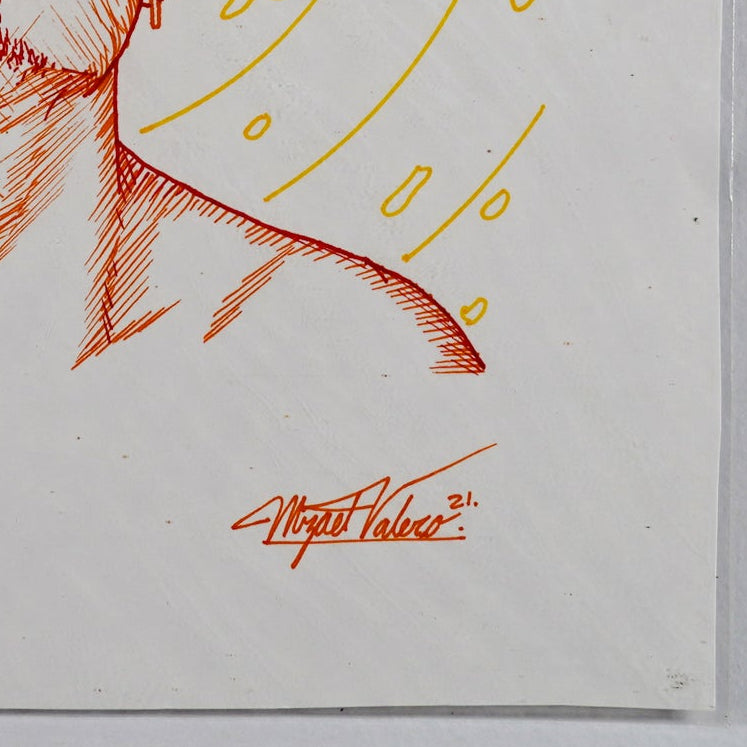 "Autorretrato" - MX Original Ink Drawing