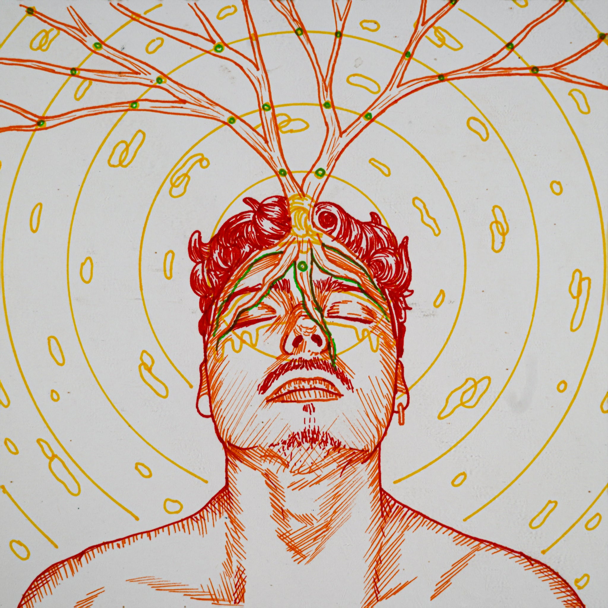"Autorretrato" - MX Original Ink Drawing