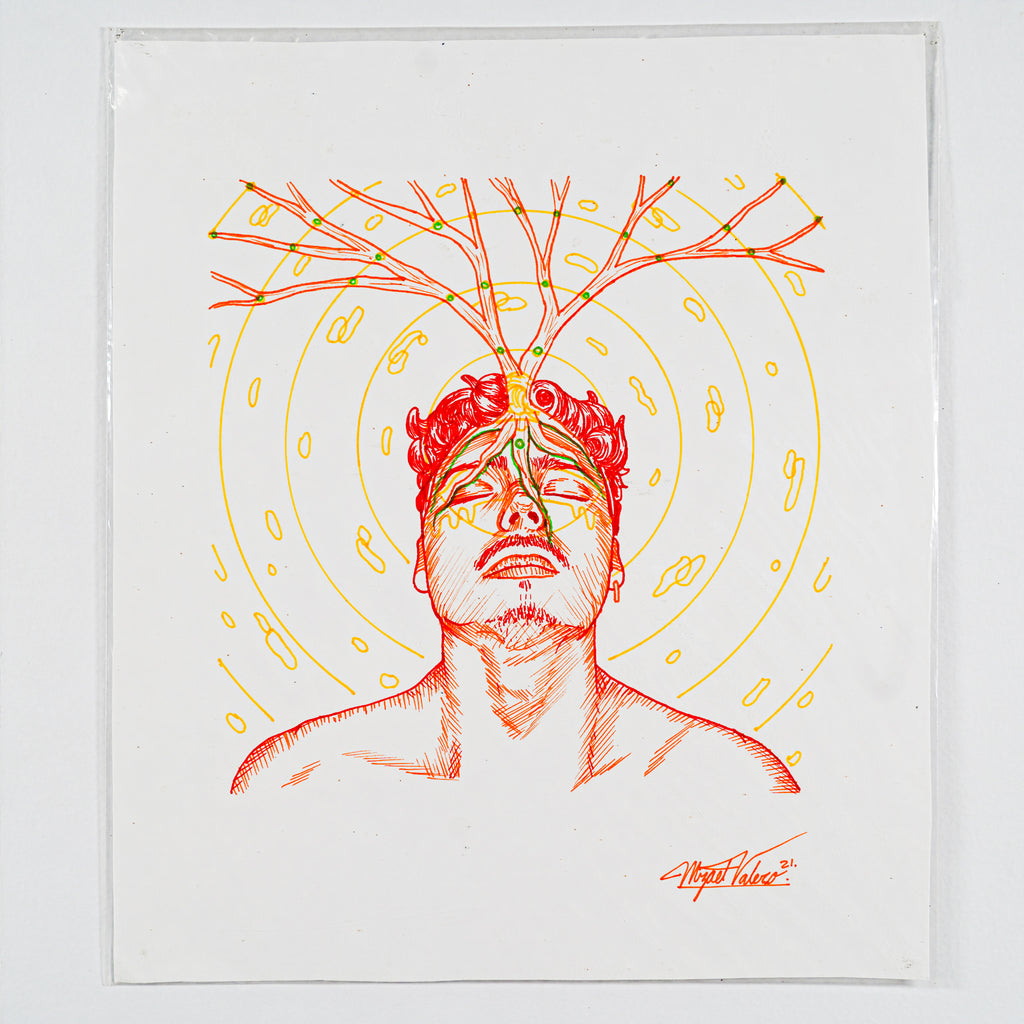 "Autorretrato" - MX Original Ink Drawing