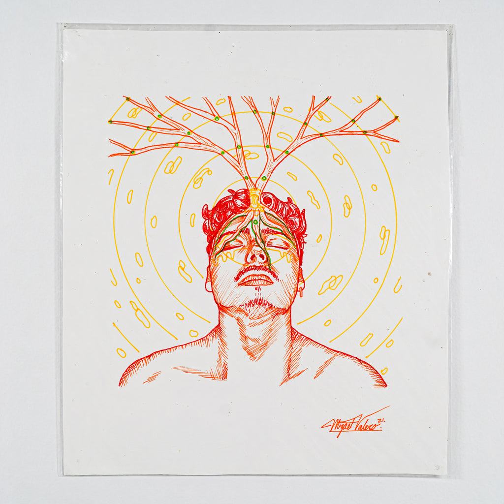 "Autorretrato" - MX Original Ink Drawing