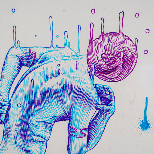 "Adaptación" - MX Original Ink Drawing