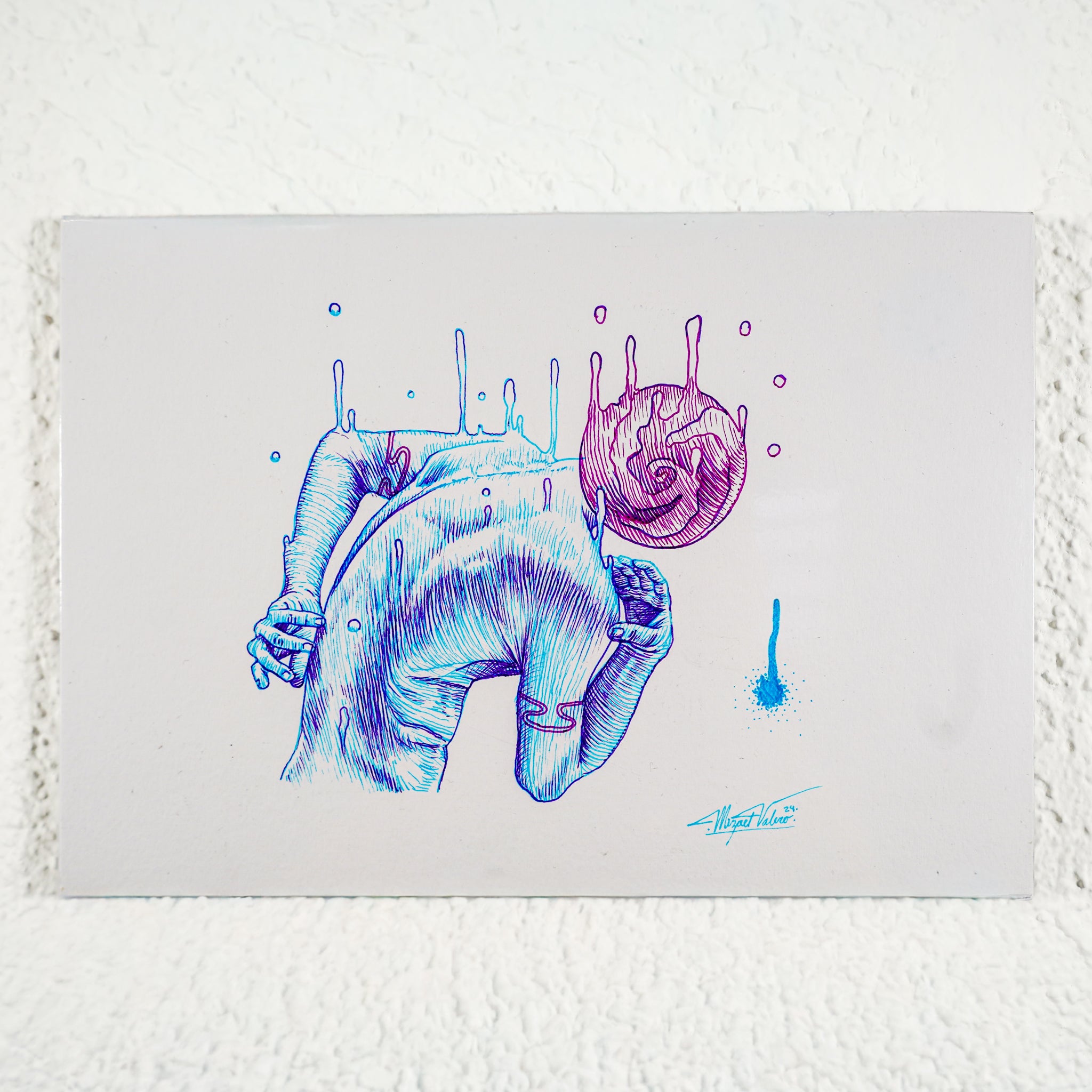 "Adaptación" - MX Original Ink Drawing