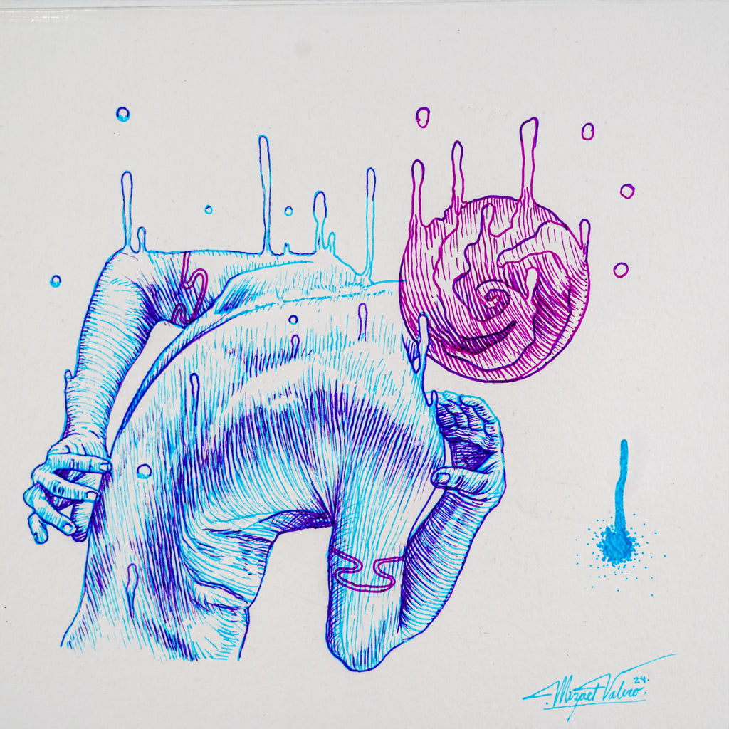 "Adaptación" - MX Original Ink Drawing