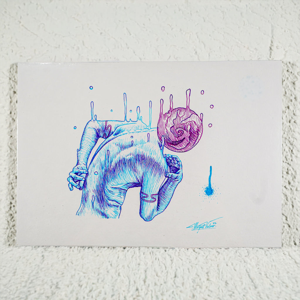 "Adaptación" - MX Original Ink Drawing